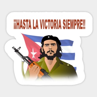 Che Guevara, Hasta la victoria siempre T shirt Sticker